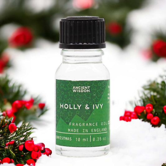 Duftöl Holly & Efeu - 10ml für festliche Atmosphäre