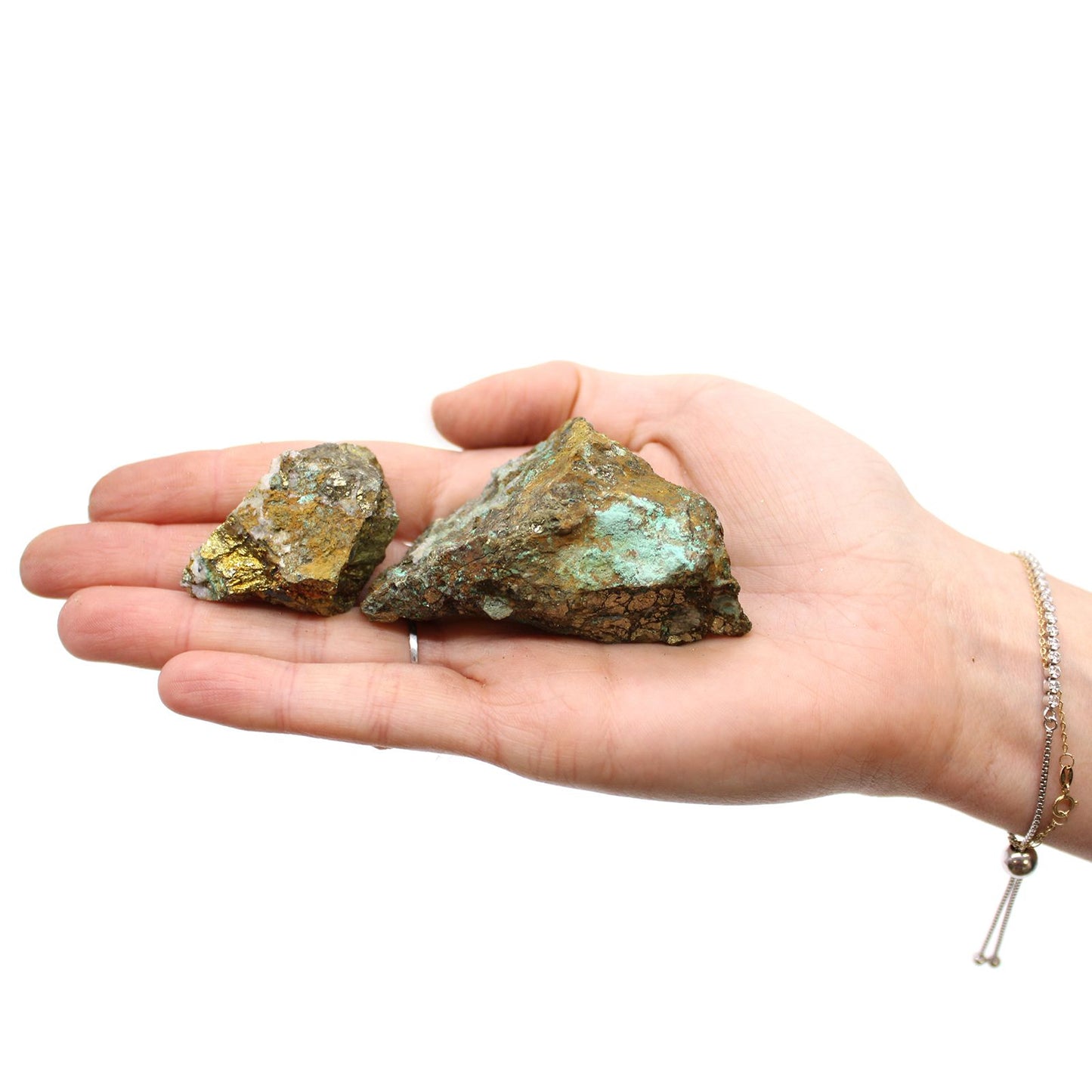Chalcopyrit-Kristalle Kollektion – 80 handverlesene Steine für Energie & Meditation