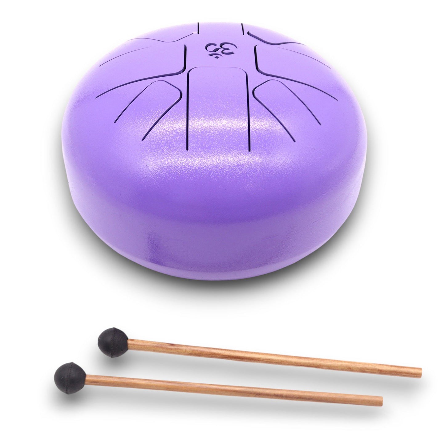 Steel Tongue Happy Drum OM in Violett - 8-tönige Stahlzungen-Trommel mit Tasche