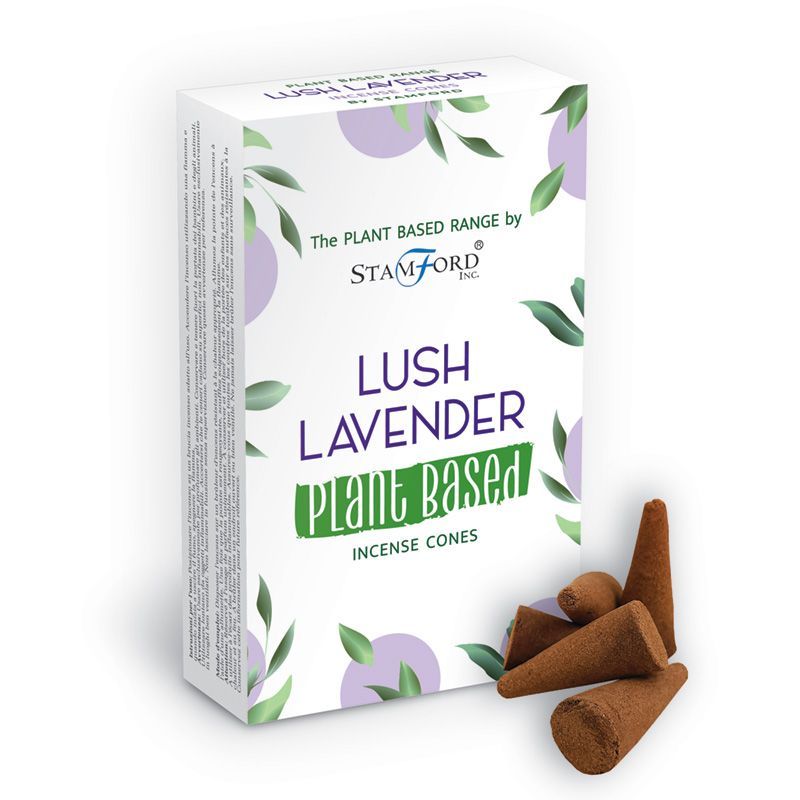 Räucherkegel Lush Lavender - 12 Stück, 30 Min. Brenndauer