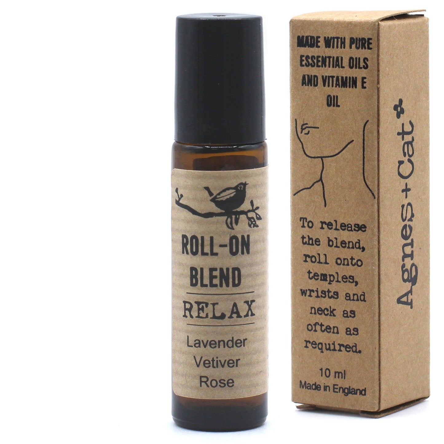Roll-On für innere Ruhe – Lavendel, Vetiver & Rose Aromablendung (10 ml)
