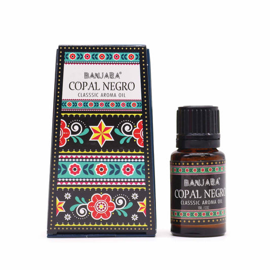 Copal Negro Duftöl von Banjara – 10ml Flakon für Räume & Rituale