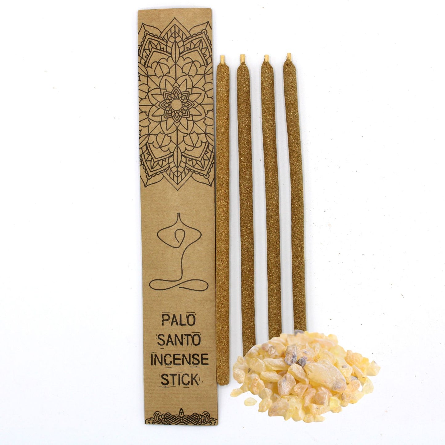 Räucherstäbchen aus Heiligem Holz Palo Santo mit Copal - Set mit 4 Stück