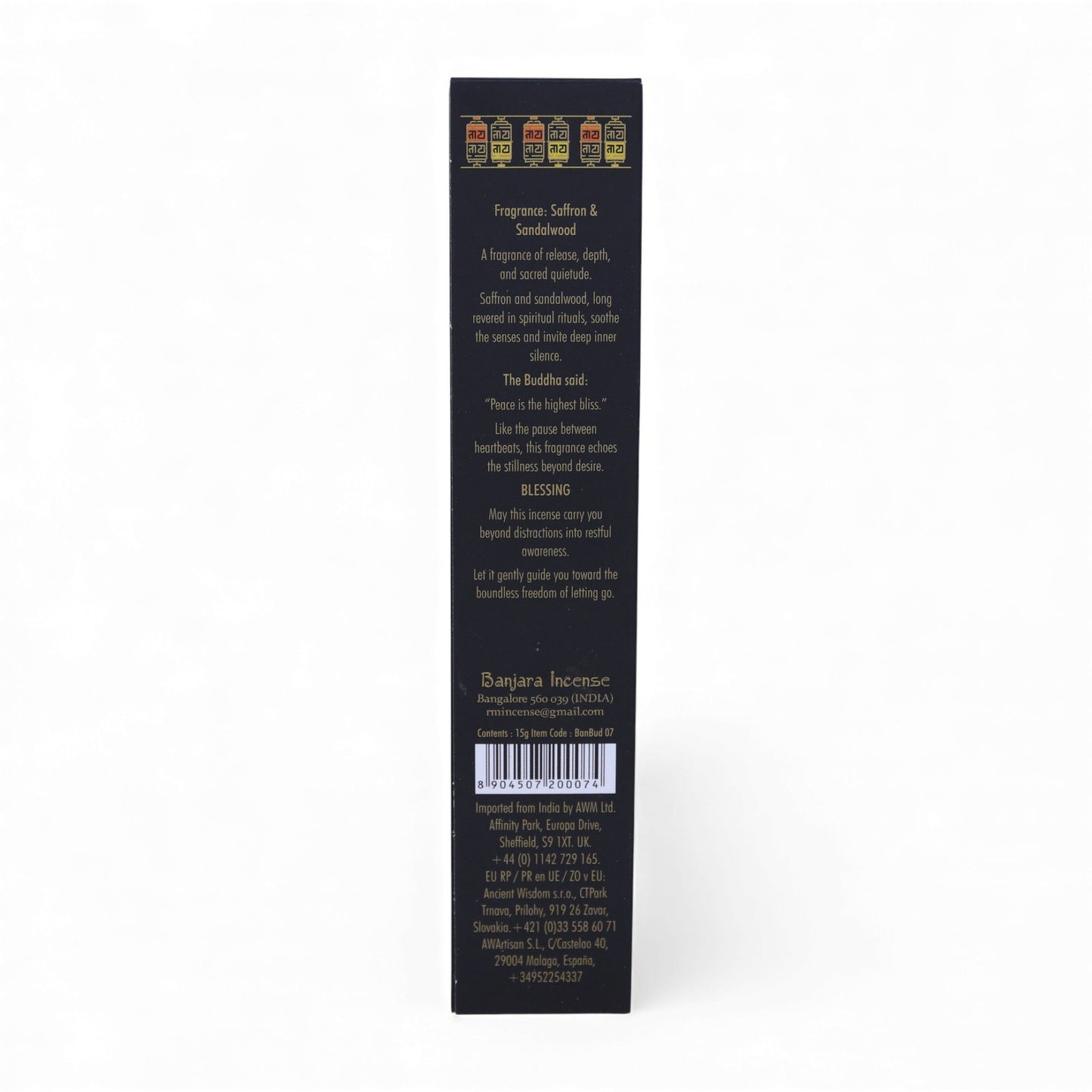 Banjara Buddha Nirvana Räucherstäbchen – Für innere Ruhe und Ausgeglichenheit