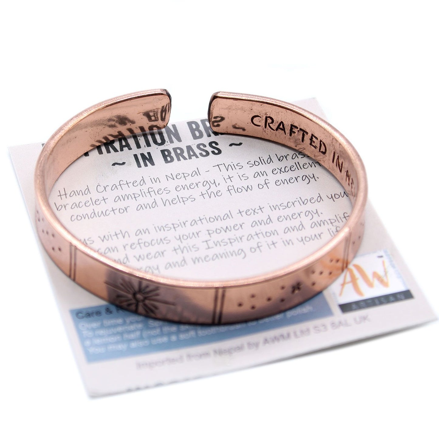 Galaxie Armband mit persönlicher Motivationsbotschaft