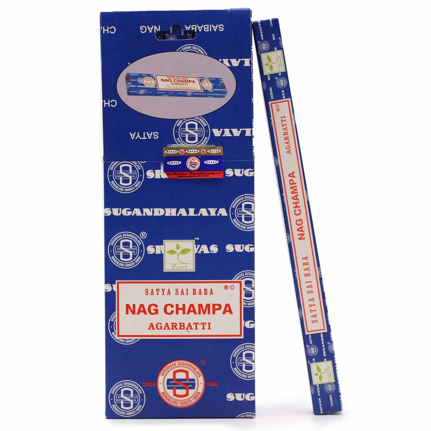Satya Nag Champa Räucherstäbchen – Handgerollt, 10 g