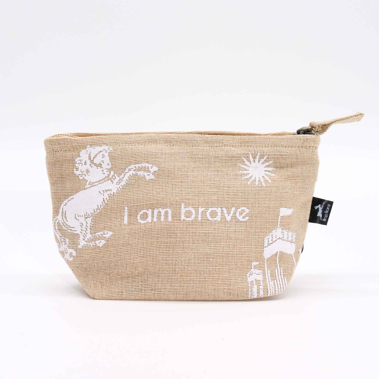 Mutmacher-Beutel 'I Am Brave' aus Bio-Jute – Dein Begleiter für mutige Schritte