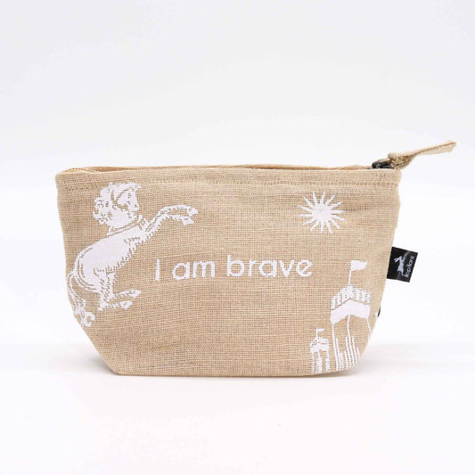 Mutmacher-Beutel 'I Am Brave' aus Bio-Jute – Dein Begleiter für mutige Schritte