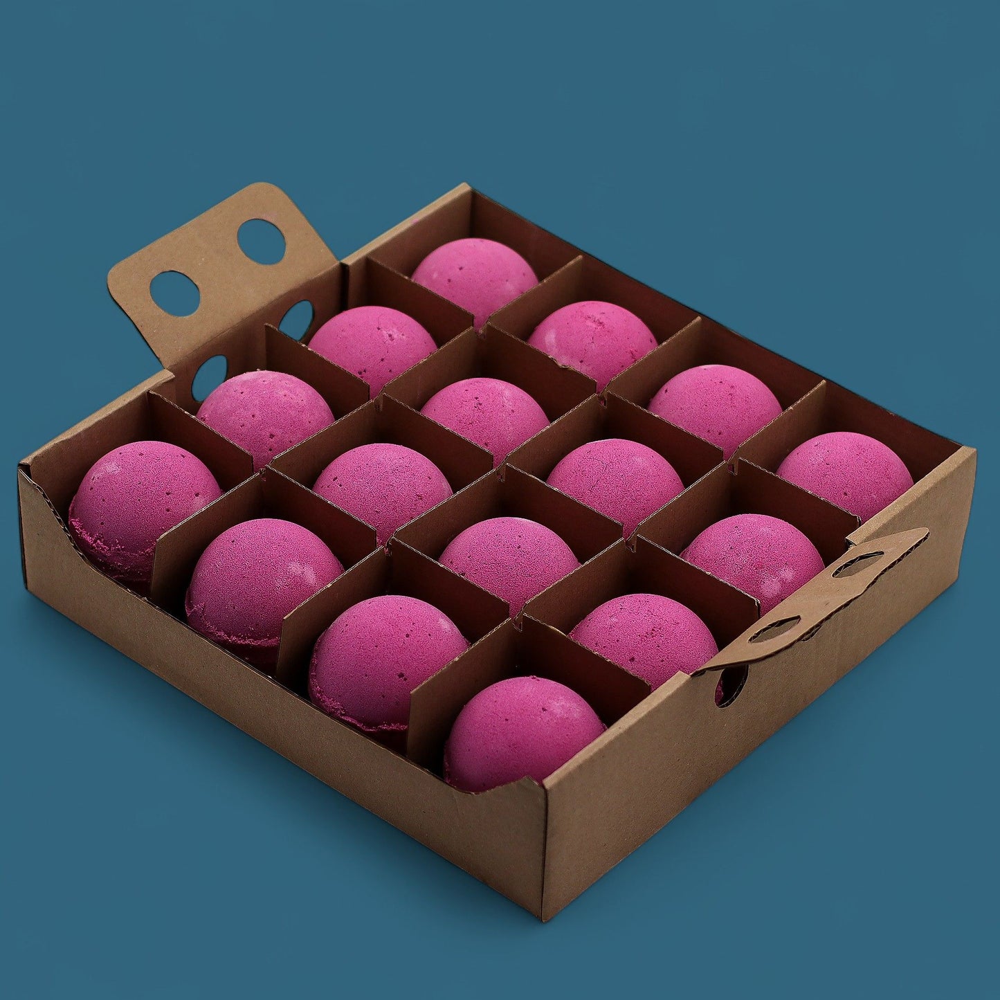 Cranberry Jumbo Badebomben-Set mit Sheabutter – 16 Stück für verwöhnende Bademomente
