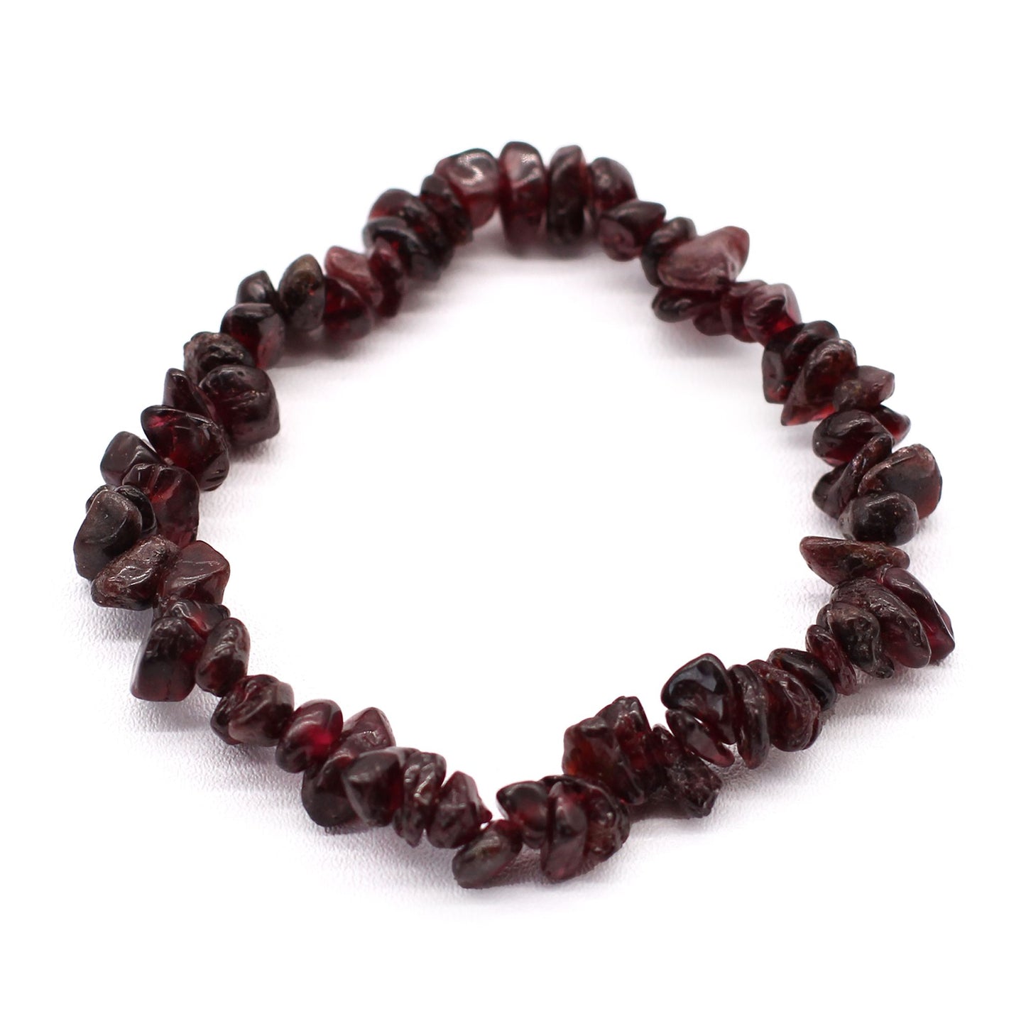 Dehnbares Granat-Armband – Natürliche Eleganz für jeden Tag