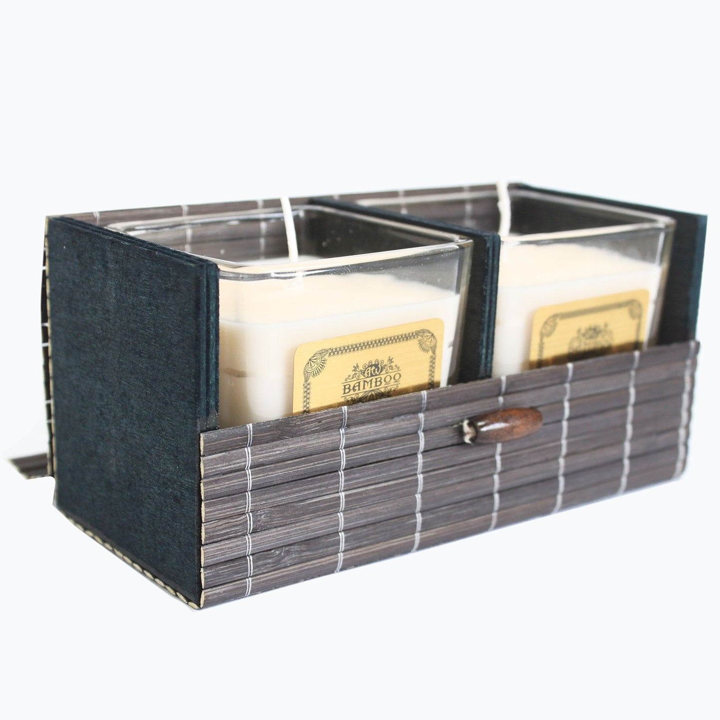 Handgefertigte Lamellenbox aus Bambus für Geschenke & Aufbewahrung