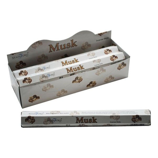 Mystischer Moschus Räucherstäbchen – 120 Stück handgerollte Premium-Duftstäbchen