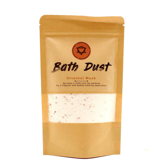 Oriental Musk Bade-Pulver – 200g mit Shea Butter für weiches Wasser
