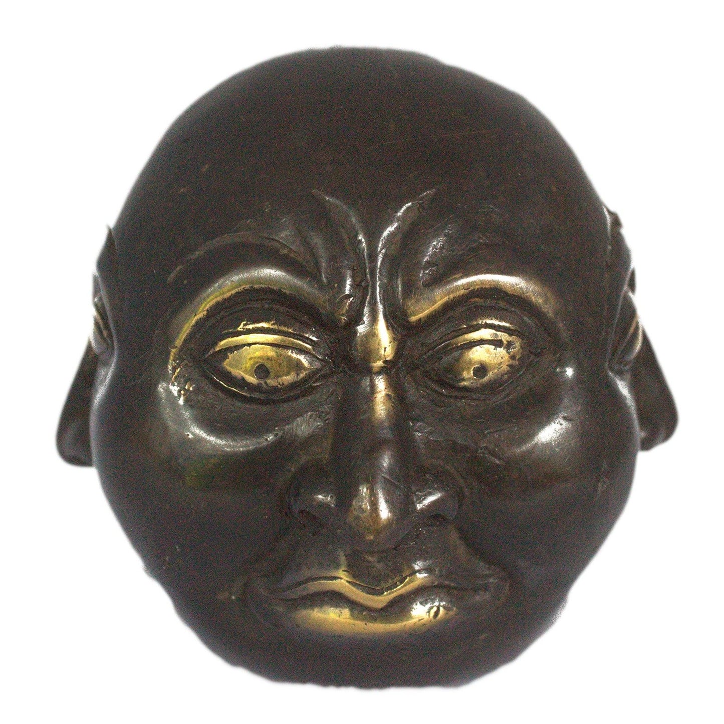 Messing-Buddha mit vier Gesichtern – Handgefertigte Fengshui-Statue, 10 cm