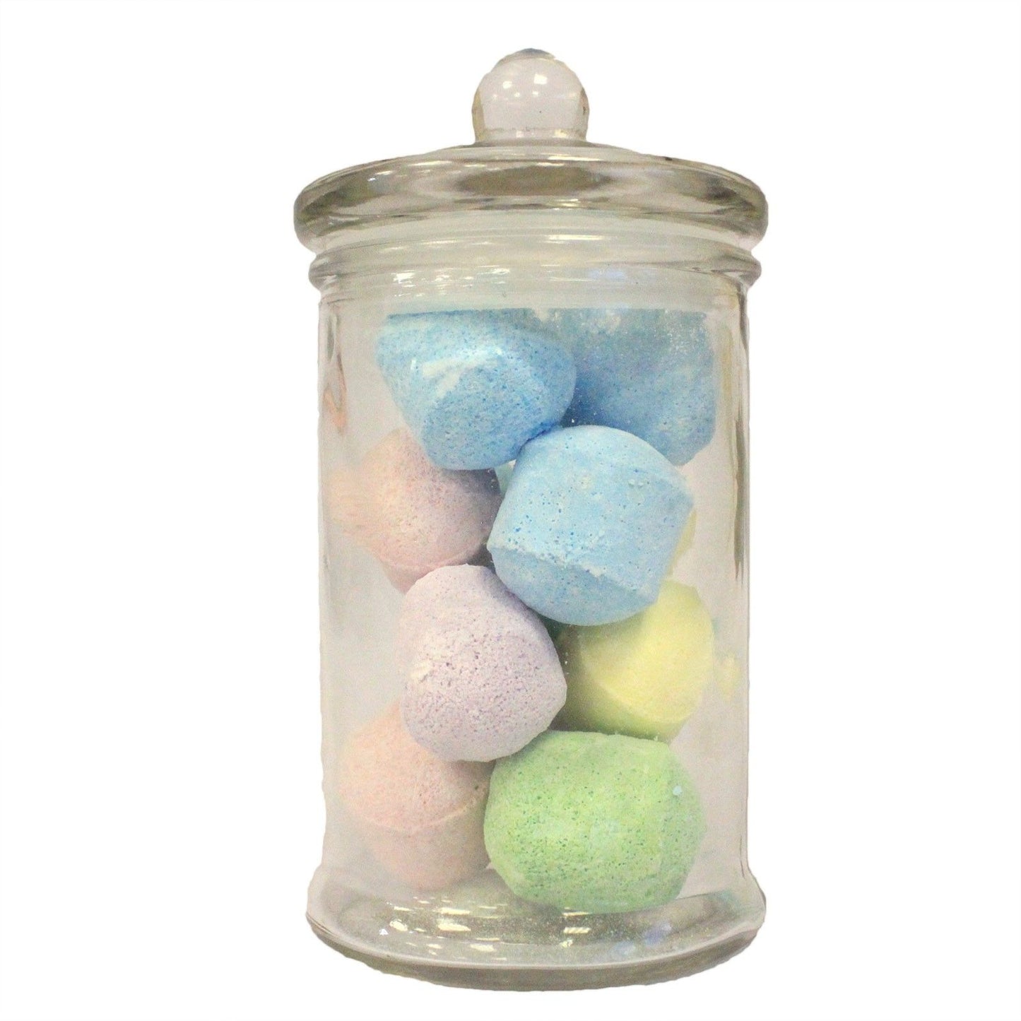 Klassische Glasbehälter mit Deckel, 6 Designs - 10,5 cm, 250 ml