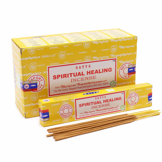 Satya Räucherstäbchen Spiritual Healing - 15 Stück für innere Balance