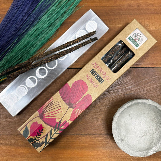 Natural Botanical Masala Räucherstäbchen Myrrhe - 11 Stück