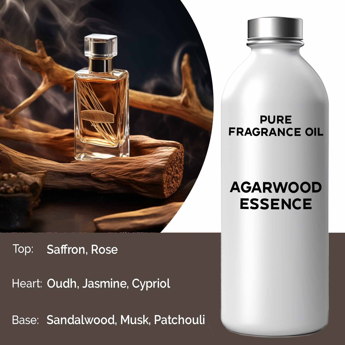 Agarwood Duftessenz (500g) – Hochkonzentriertes Parfumöl für Räucherwerk & Kosmetik