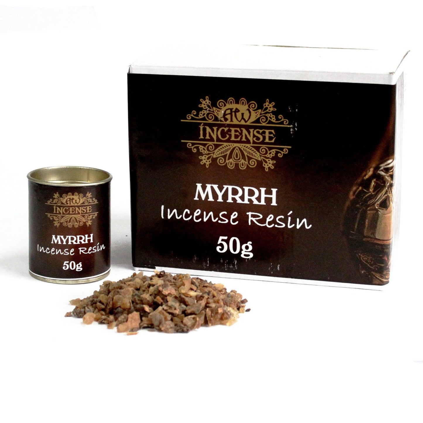 Reines Myrrhe-Räucherharz – 50g im Metalldöschen