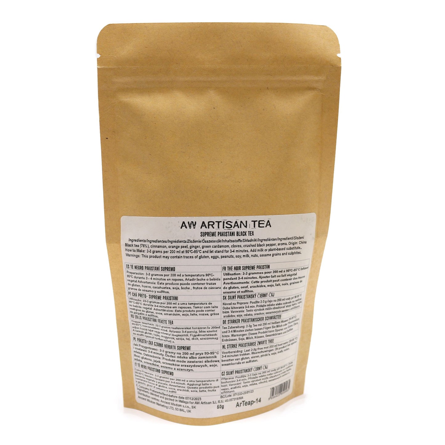 Schwarzer Zauber – Orientalische Gewürztee-Mischung (50g)