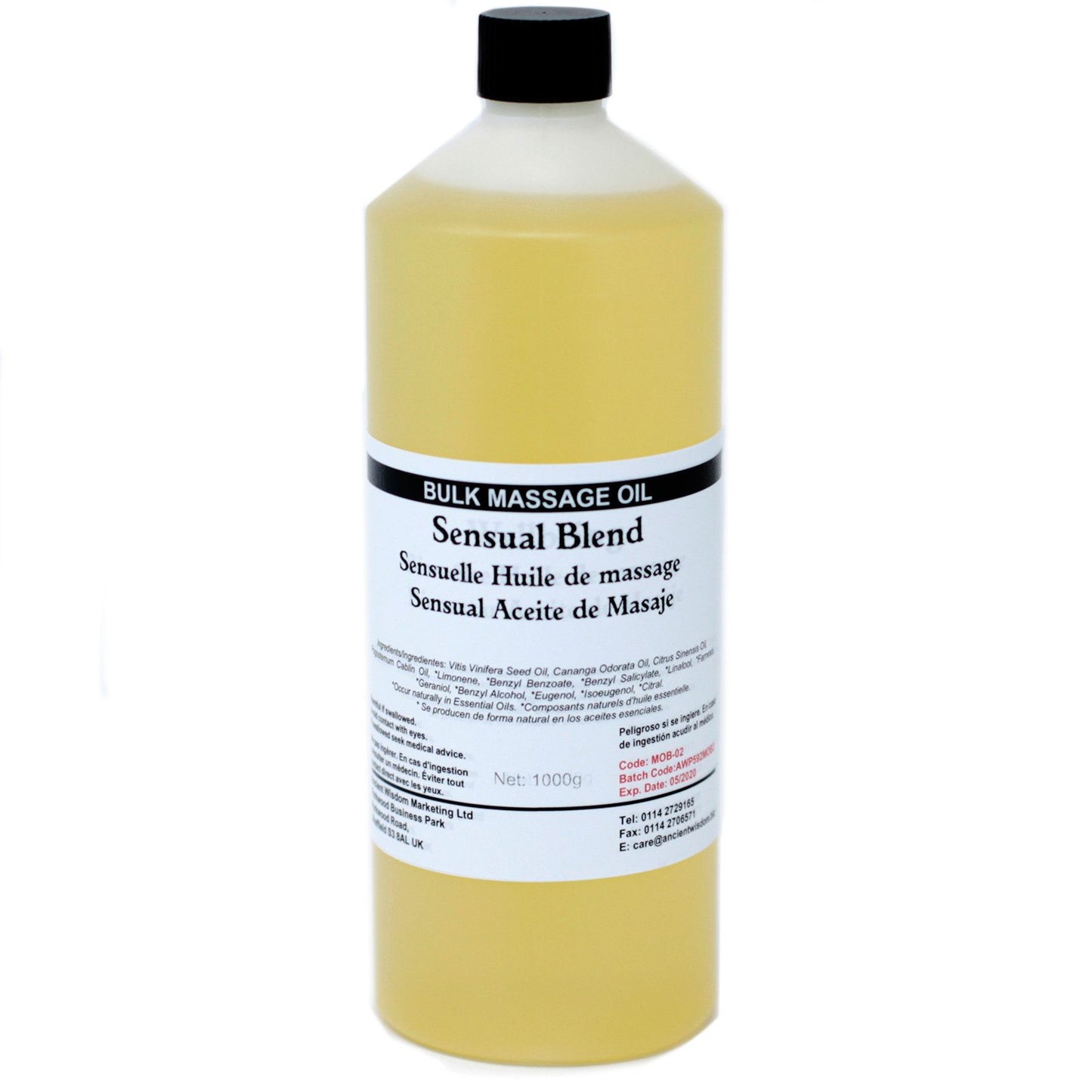 Sinnliches Massageöl (1kg) – Für Momente der Nähe