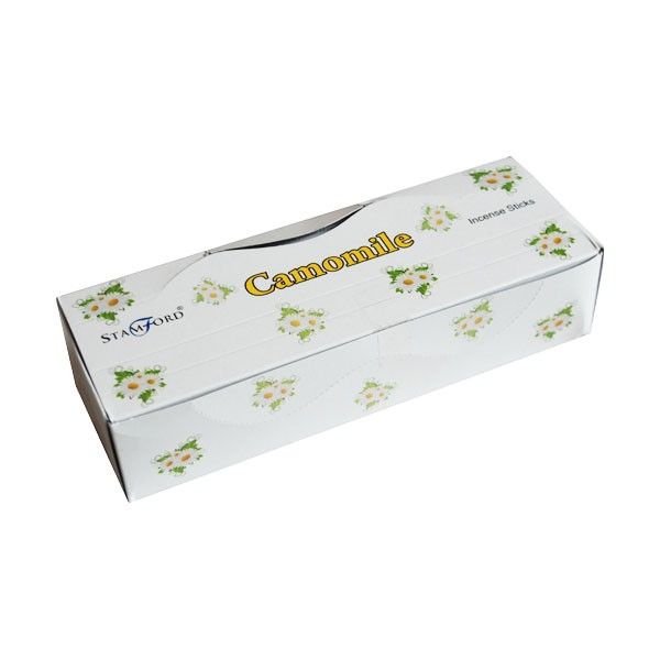 Kamille Premium Räucherstäbchen – 120 Stück, handgerollt für tiefe Entspannung