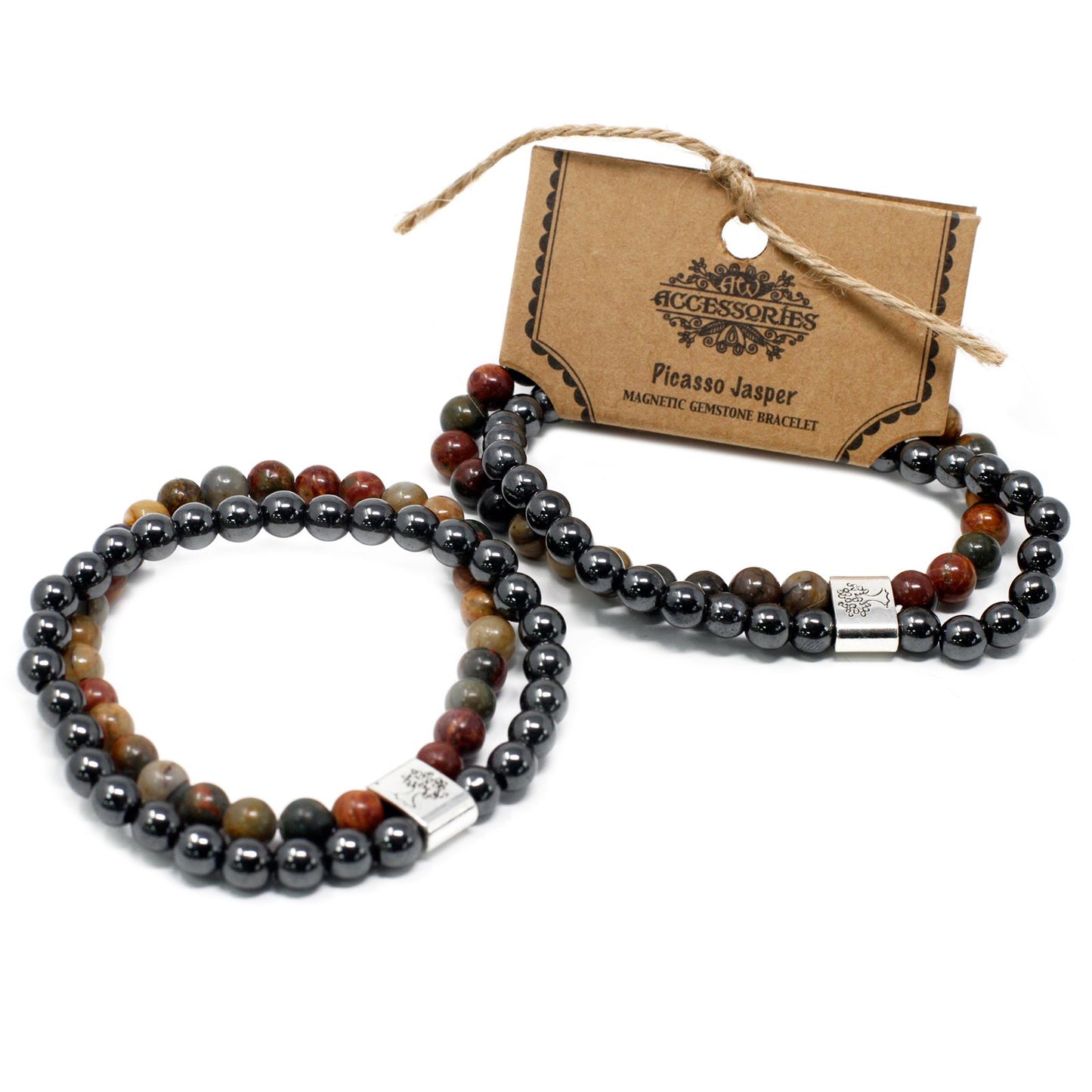 Magnetarmband mit Picasso-Jaspis – Natürlicher Schmuck mit harmonisierender Wirkung