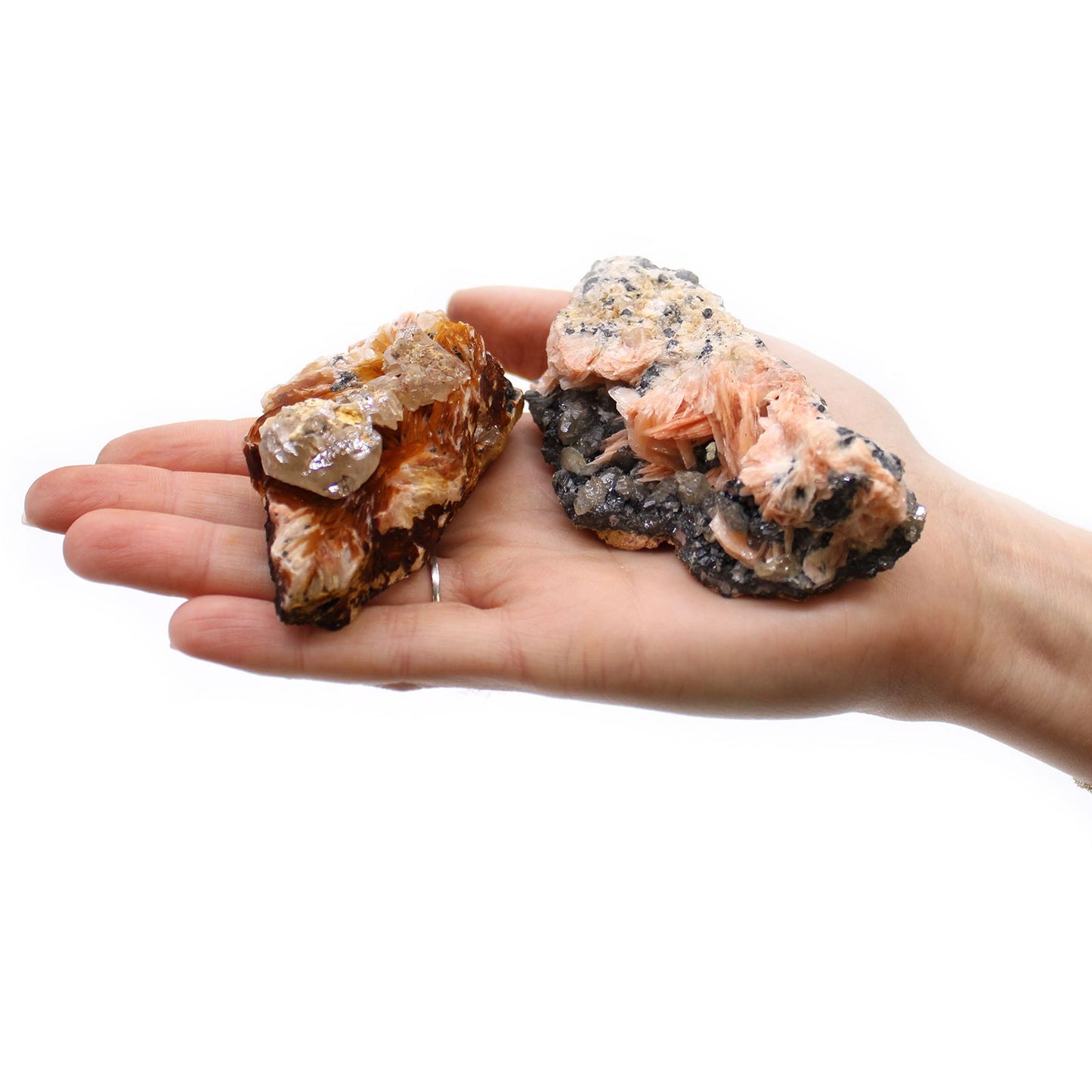 Mineraliensammlung Barit & Serizit – 60 handverlesene Unikate