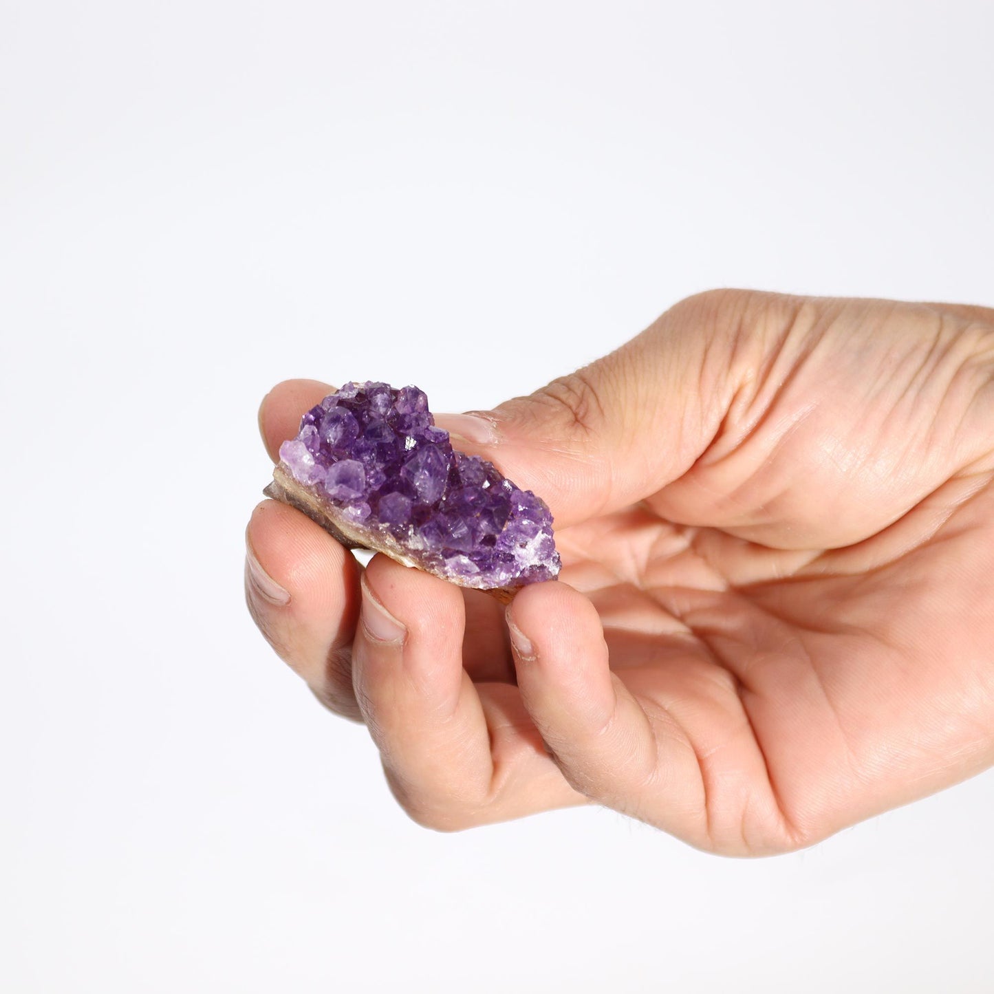 Natürlicher Amethyst-Cluster 3-8 cm | Hochwertiger Energiestein für Meditation & Dekoration
