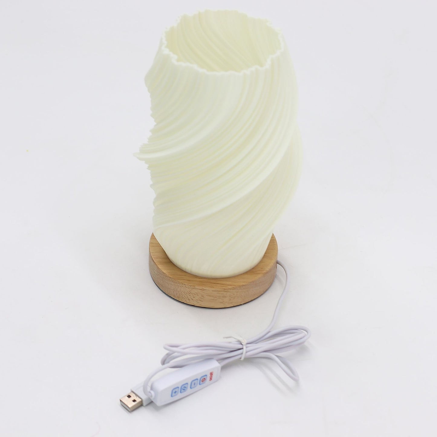 New Wave Lampe - Spiralförmiges Wolkendesign mit 3 Helligkeitsstufen