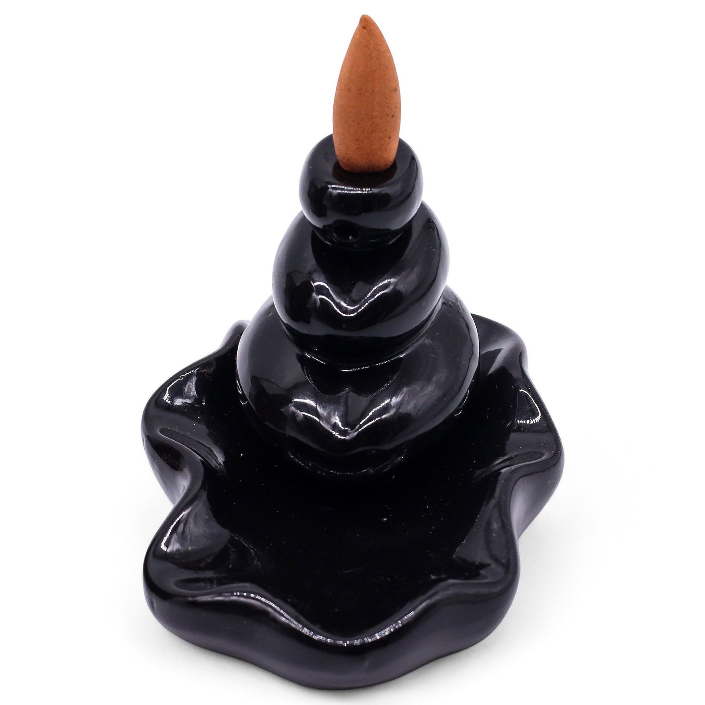 Masala Rückfluss-Räucherkegel Oudh - 10 Stück mit hypnotischem Rauchfluss