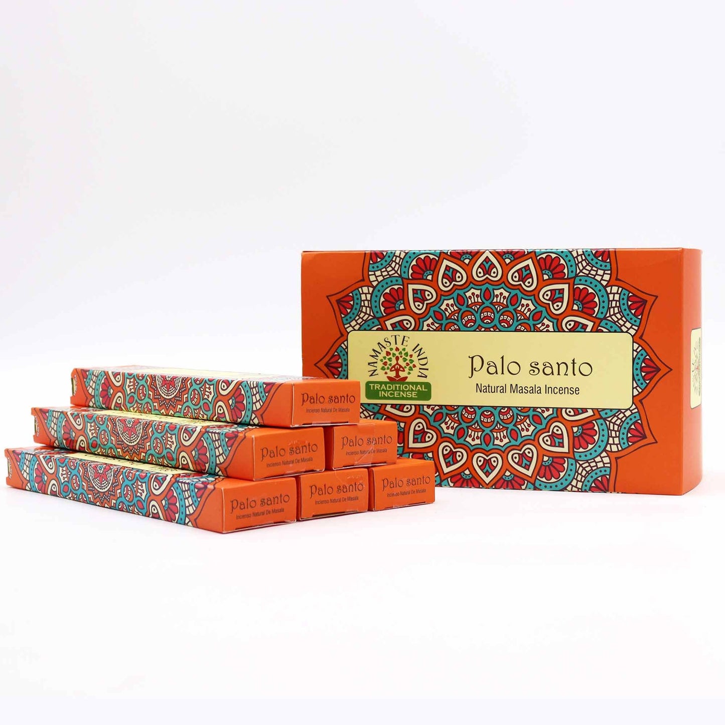 Namaste Mandala Masala Räucherstäbchen mit Palo Santo – Heiliges Holz