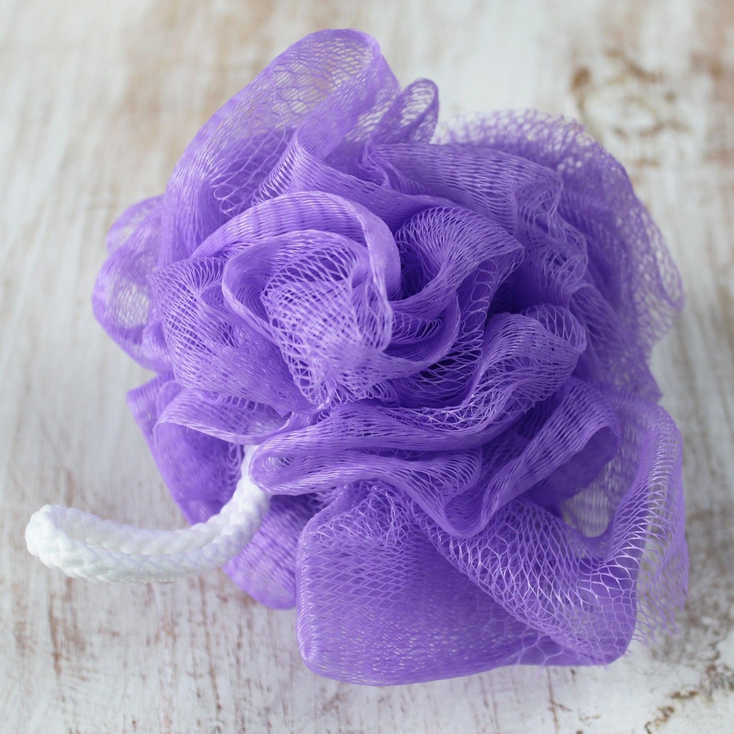 Scrunchies Duschschwamm-Set im Präsentationsrohr – 5 Stück, farbenfroh