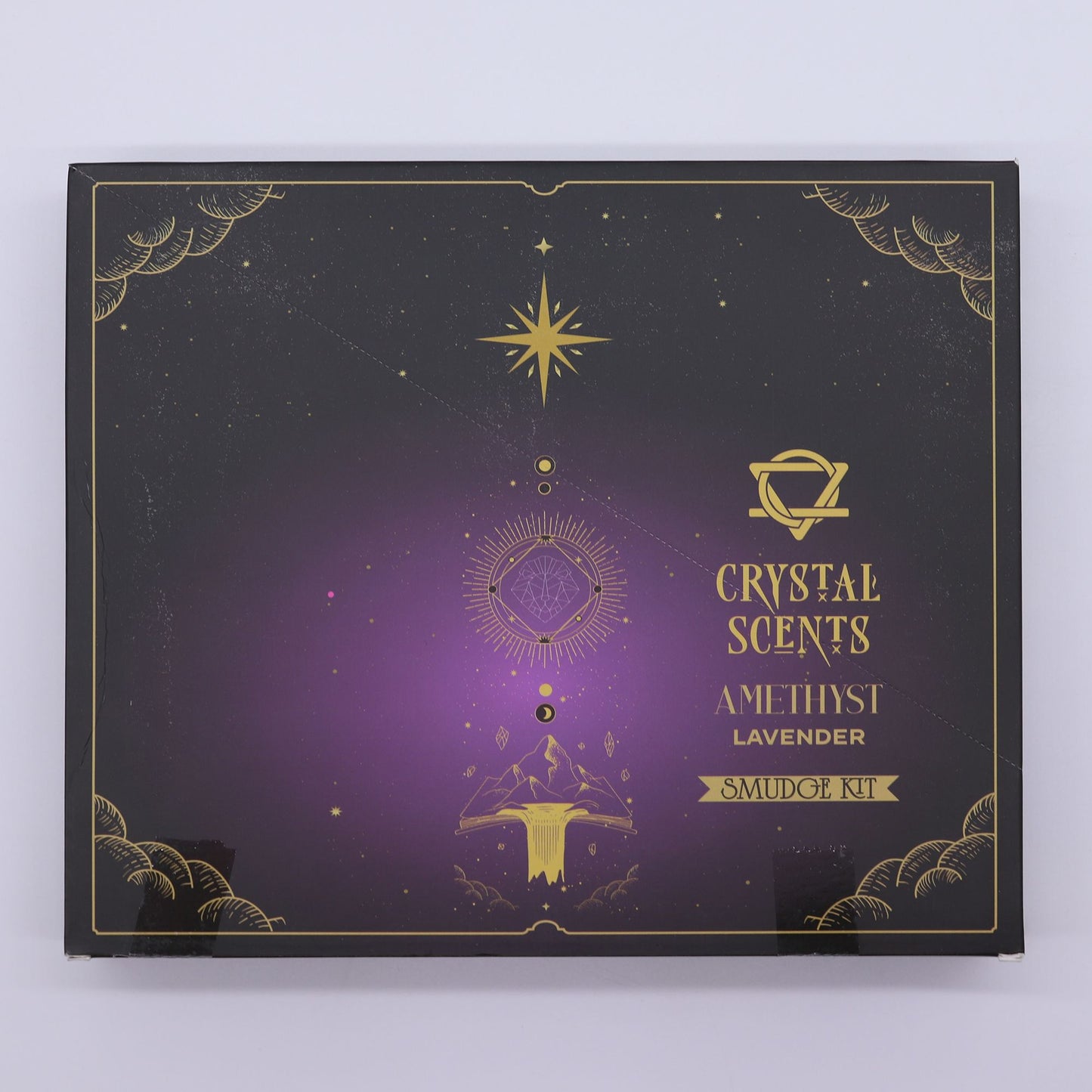 Räucherstäbchen Lavendel mit Amethyst-Splittern – Handgefertigt für Ruhe