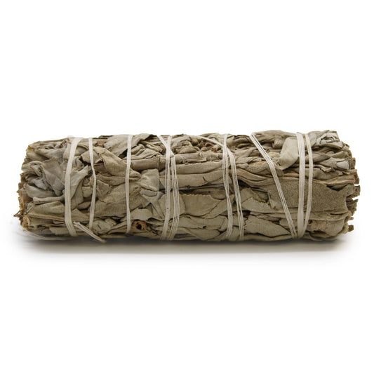Räucherbündel aus Weißem Salbei & Süßgras – Traditioneller Smudge Stick 10 cm