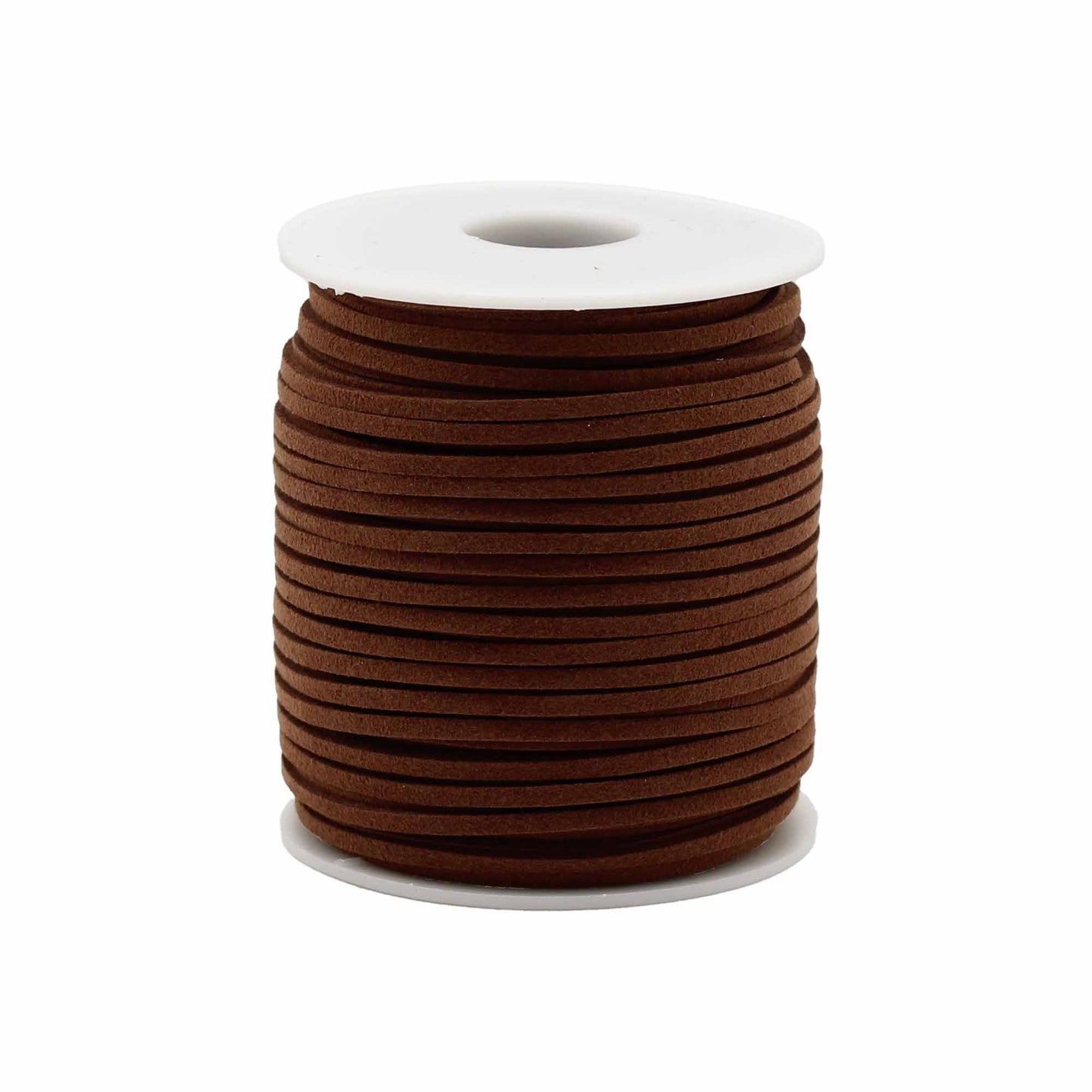 Premium-Kordelrolle aus Wildlederimitat | Dunkelbraun | 2,5mm x 45m
