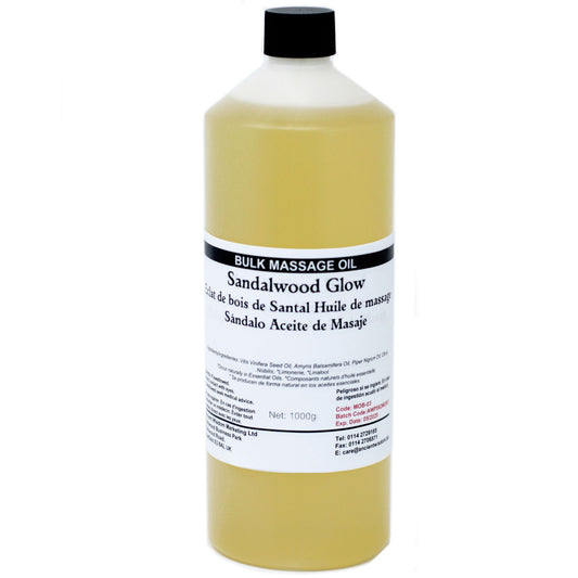 Sandelholz-Massageöl Glow – 1kg für seidig-weiche Haut