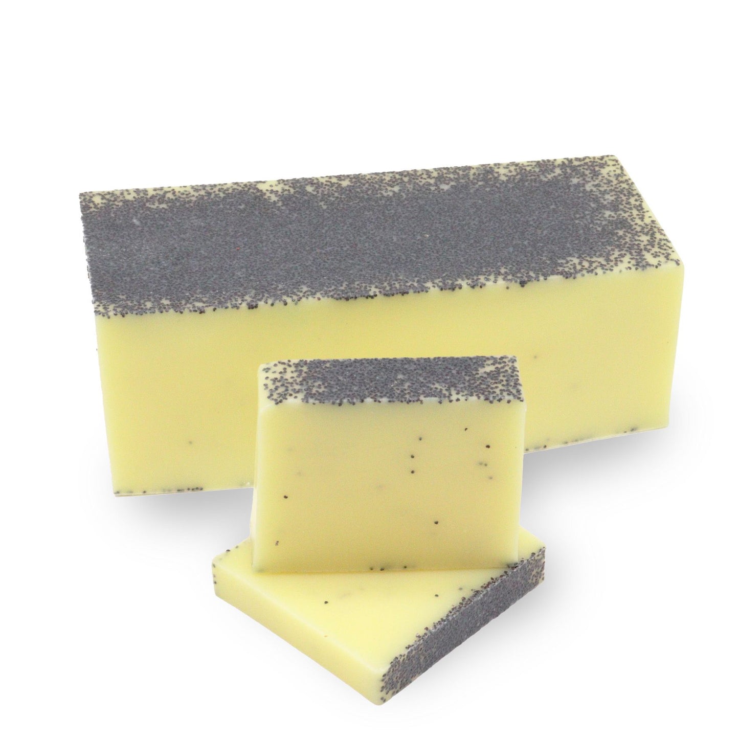 Handgemachte Naturseife Zitrone & Mohn – 100g