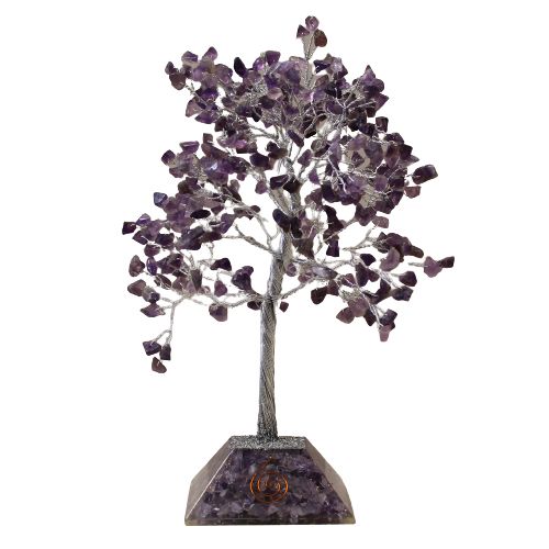 Orgonit-Pyramide mit Amethyst-Kristallbaum – 320 echte Steine
