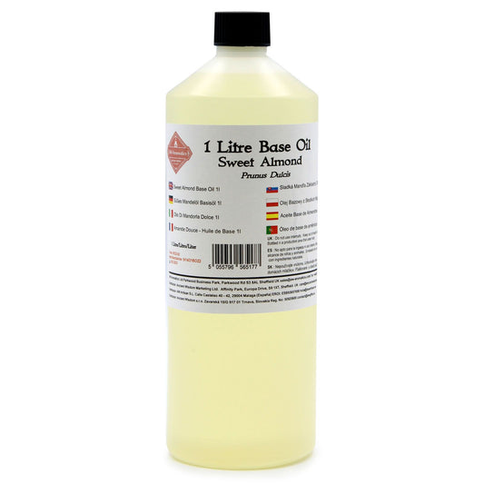 Reines Süßmandelöl Basisöl – 1 Liter für natürliche Hautpflege & Aromatherapie
