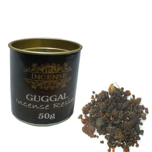 Guggul Räucherharz – 50g reines Naturharz im Metalldöschen