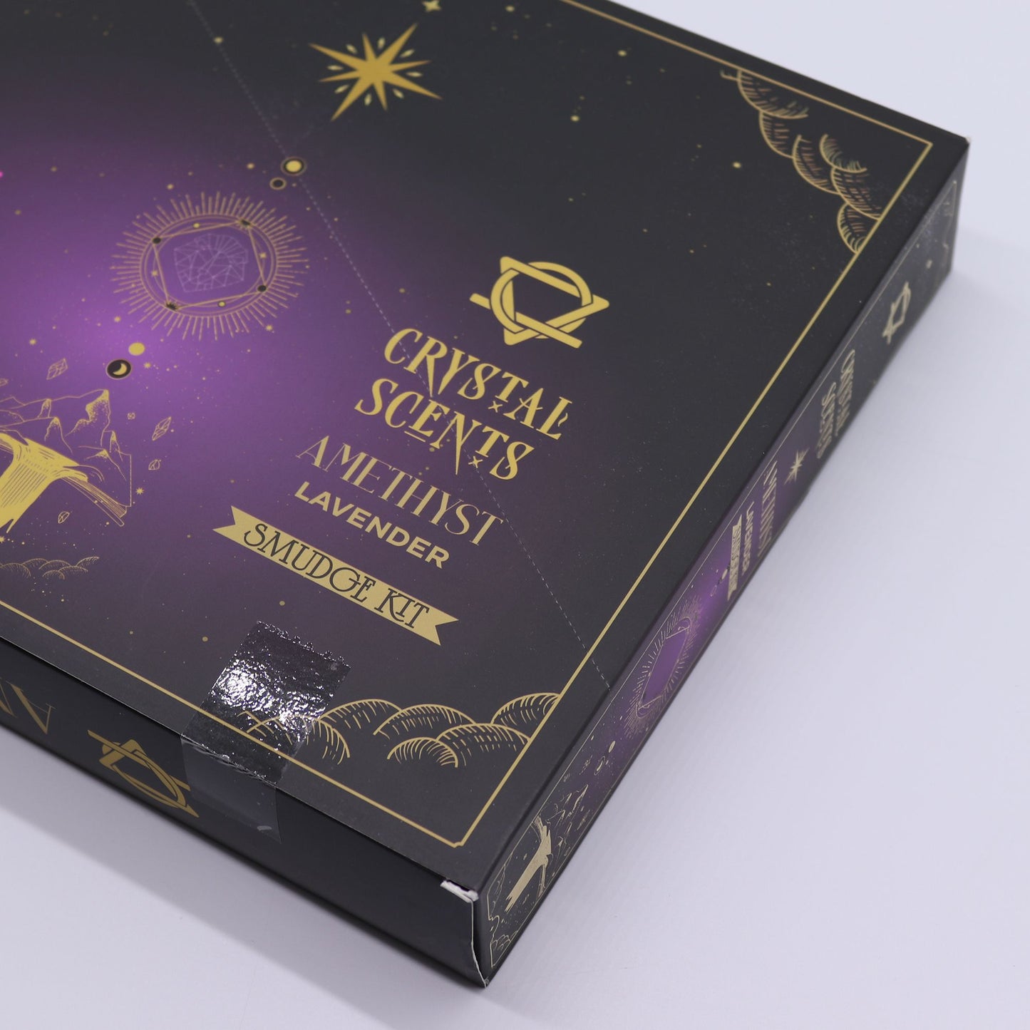Räucherstäbchen Lavendel mit Amethyst-Splittern – Handgefertigt für Ruhe