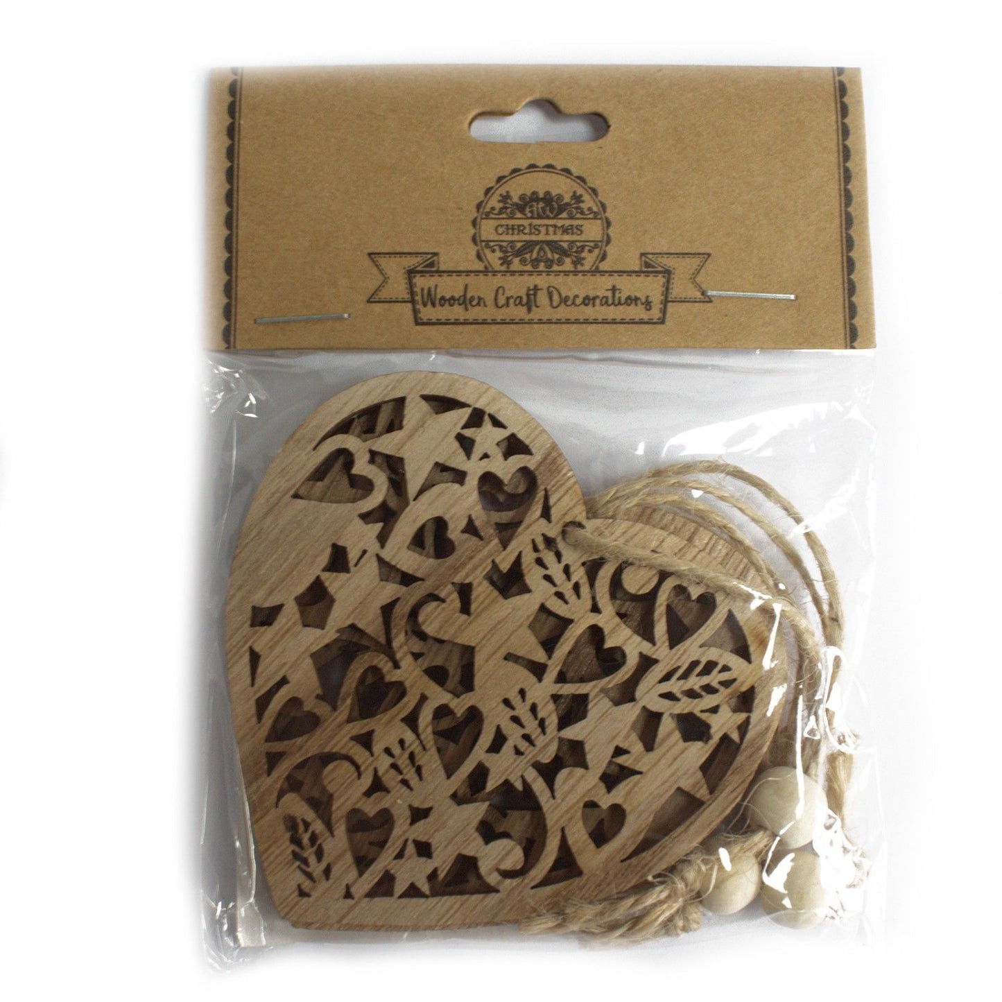 Set mit 2 Weihnachtsmännern - Vintage Holzdeko für festliche Stimmung