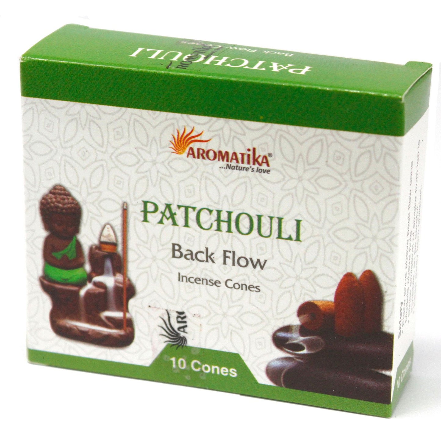 Aromatica Rückfluss-Räucherkegel Patchouli - 120 Stück
