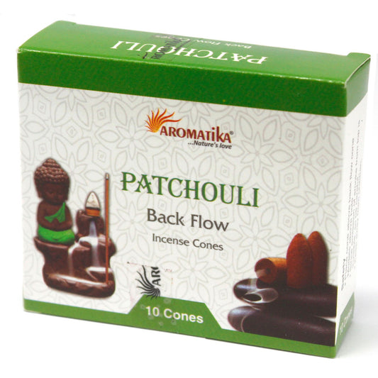 Aromatica Rückfluss-Räucherkegel Patchouli - 120 Stück