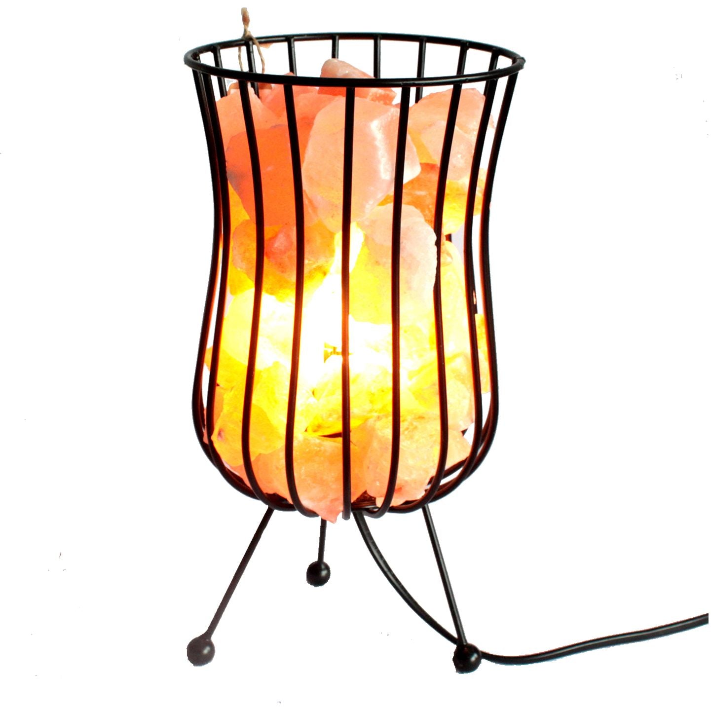 Himalaya-Salzlampe mit Sockel – Komplettset für atmosphärisches Licht
