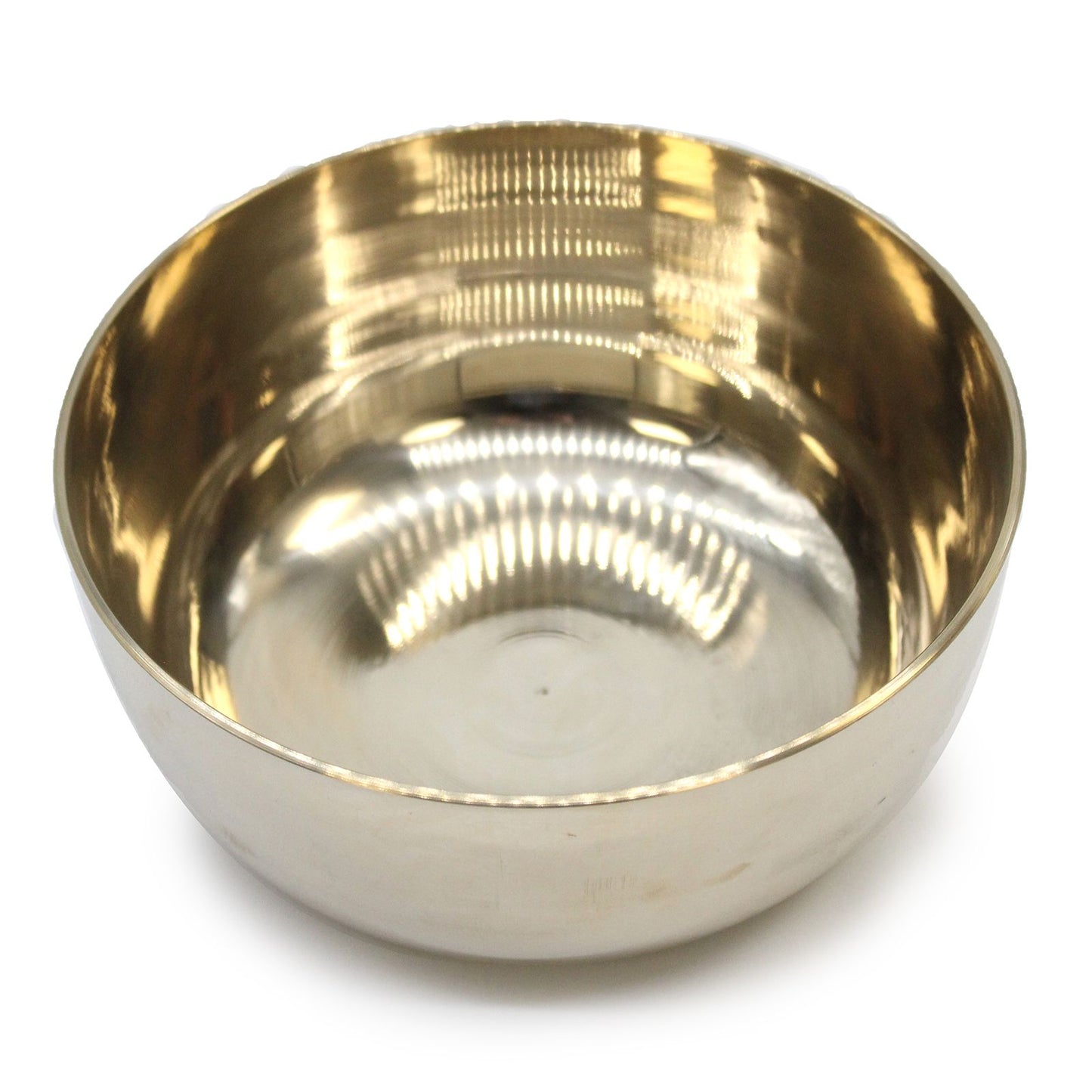 Handgefertigte Messing-Klangschale 17 cm - Tiefe Klänge für Meditation & Entspannung