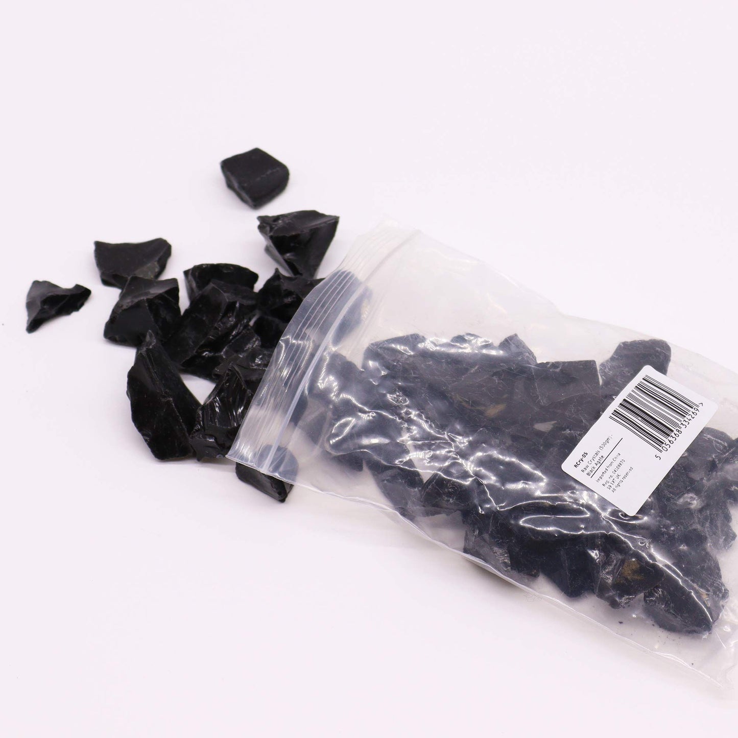 Rohkristall-Set Schwarzer Obsidian | 35-70 Stücke | Natürliche Steine