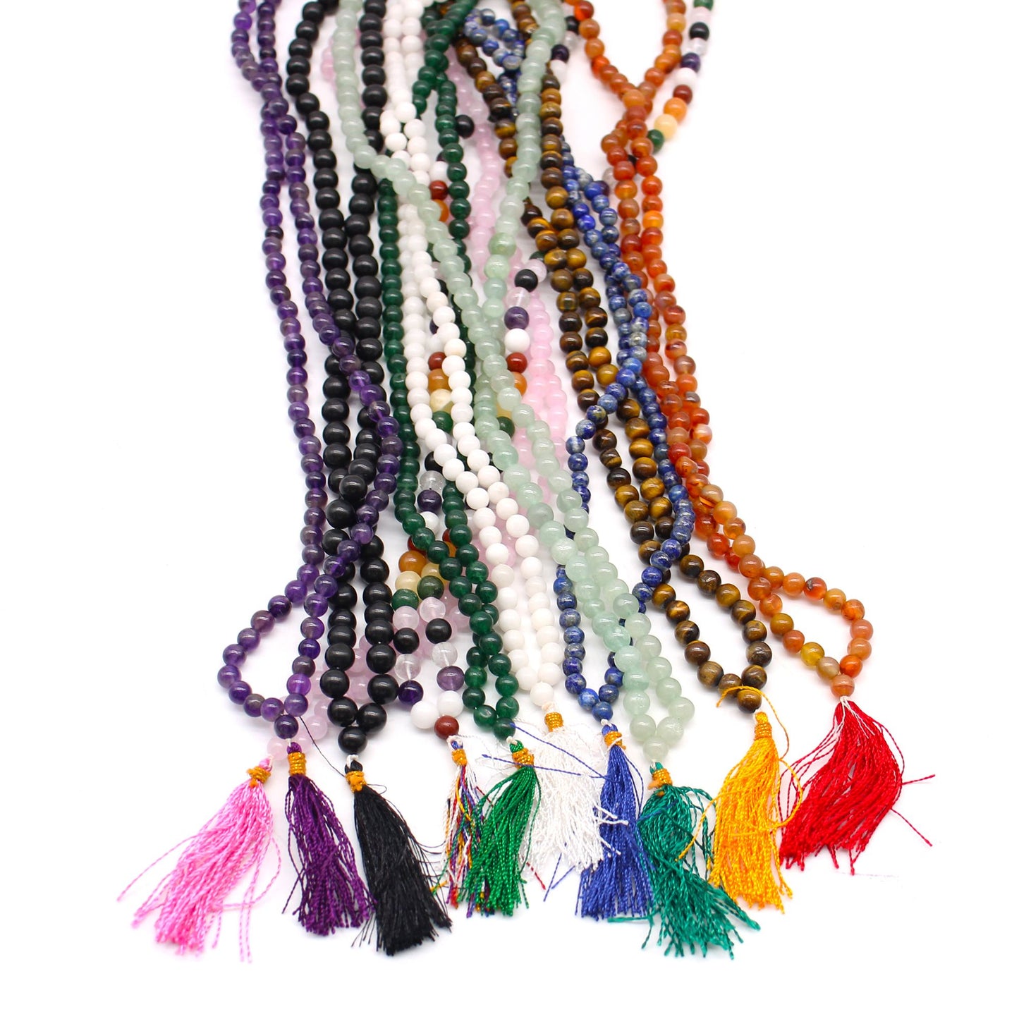 Meditationskette Lapis Lazuli – Handgefertigte Mala mit 108 Perlen