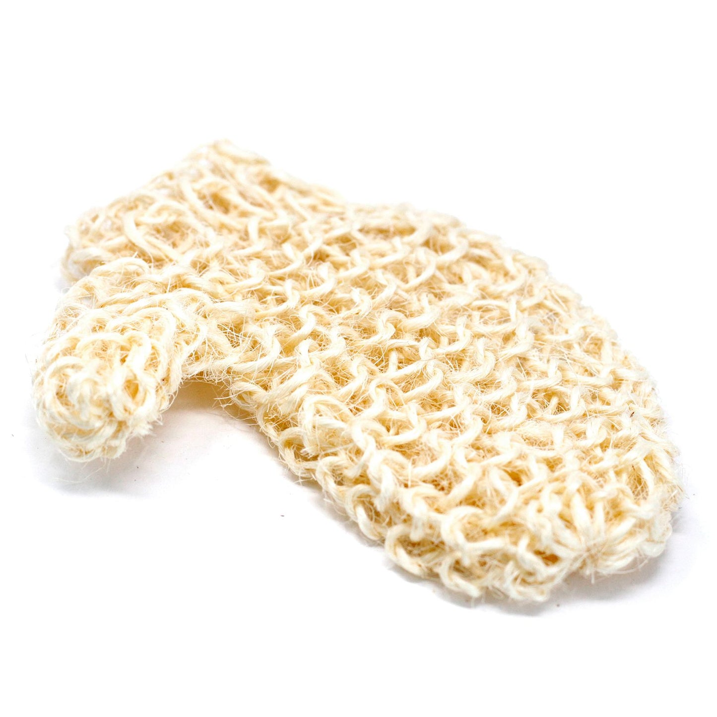 Natürlicher Peeling-Handschuh aus Sisal & Baumwolle